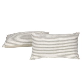 Housse de coussin Alexandra House Living Jaca Gris perlé 30 x 50 cm 30 x 1 x 50 cm 2 Unités de Alexandra House Living, Housse...