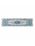 Tapete DKD Home Decor Azul Algodão Chenille (60 x 240 x 1 cm) | Tienda24 Tienda24.eu