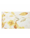 Alfombra DKD Home Decor Amarillo Blanco Poliéster Algodón Flores (200 x 290 x 0.5 cm) | Tienda24 Tienda24.eu