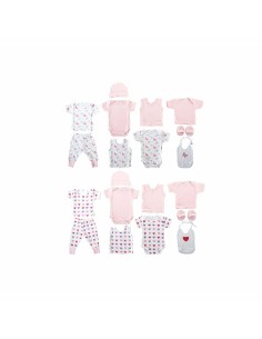 Set di Indumenti DKD Home Decor Bianco Rosa (2 Unità) Cotone 0-6 Mesi da DKD Home Decor, Set - Ref: S3027779, Precio: 47,49 €...