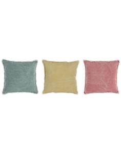 Coussin DKD Home Decor Beige Orange 45 x 10 x 45 cm Frange | Tienda24 Tienda24.eu