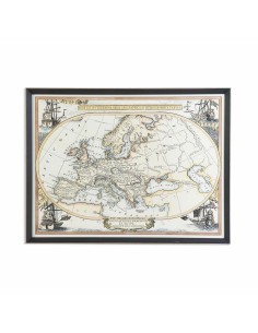 Quadro DKD Home Decor Mappamondo (83,5 x 3 x 63,5 cm) da DKD Home Decor, Stampe e quadri su tela - Ref: S3028377, Precio: 105...