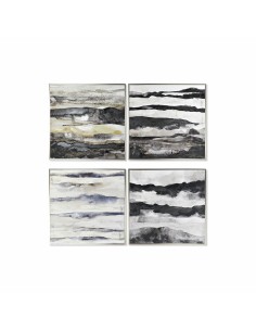 Cadre DKD Home Decor 150 x 2,4 x 100 cm Abstrait Moderne (2 Unités) | Tienda24 Tienda24.eu