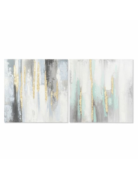 Cuadro DKD Home Decor Abstracto 80 x 3 x 80 cm Moderno (2 Unidades) | Tienda24 Tienda24.eu