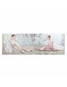 Quadro DKD Home Decor 120 x 3 x 80 cm Ballerina Classica Tradizionale (2 Unità) da DKD Home Decor, Stampe e quadri su tela - ...