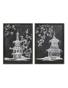 Quadro DKD Home Decor 50 x 2,8 x 70 cm Orientale (2 Unità) da DKD Home Decor, Stampe e quadri su tela - Ref: S3028641, Precio...