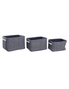 Set de basket DKD Home Decor (40 x 40 x 40 cm) | Tienda24 Tienda24.eu