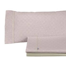 Conjunto de Lençóis Alexandra House Living Estelia Cor de Rosa Solteiro 3 Peças de Alexandra House Living, Lençóis e capas de...