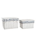 Set de basket DKD Home Decor Polyester osier (45 x 35 x 30 cm) | Tienda24 Tienda24.eu