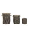 Set de basket DKD Home Decor Colonial Fibre (45 x 45 x 56 cm) | Tienda24 Tienda24.eu