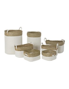 Set de basket DKD Home Decor Bambou Tropical (44 x 31,5 x 25 cm) | Tienda24 Tienda24.eu