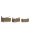 Conjunto de Cestas DKD Home Decor (45 x 30 x 24 cm) | Tienda24 Tienda24.eu