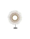 Figurine Décorative DKD Home Decor Fer Plume (50 x 12,5 x 59 cm) | Tienda24 Tienda24.eu