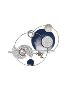 Centerpiece DKD Home Decor 80 x 18,5 x 7 cm Blue White Navy Blue Mediterranean (3 Pieces) | Tienda24 Tienda24.eu