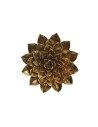 Decoração de Parede DKD Home Decor Dourado Flor 23 x 3 x 23 cm | Tienda24 Tienda24.eu