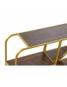 Espelho de parede DKD Home Decor Espelho Dourado Metal Madeira Castanho (100 x 18 x 40 cm) | Tienda24 Tienda24.eu