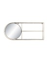 Miroir mural DKD Home Decor Miroir Doré Métal Moderne (80 x 13 x 35 cm) | Tienda24 Tienda24.eu