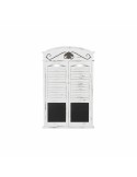 Wall mirror DKD Home Decor Mirror Black Wood Windows White (60 x 7 x 94 cm) | Tienda24 Tienda24.eu