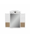 Wall mirror DKD Home Decor Mirror Black Wood Windows White (60 x 7 x 94 cm) | Tienda24 Tienda24.eu