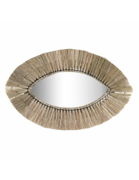 Miroir mural DKD Home Decor Verre Naturel Jute (54 x 3 x 34 cm) | Tienda24 Tienda24.eu