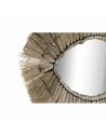 Wall mirror DKD Home Decor Crystal Natural Jute (54 x 3 x 34 cm) | Tienda24 Tienda24.eu