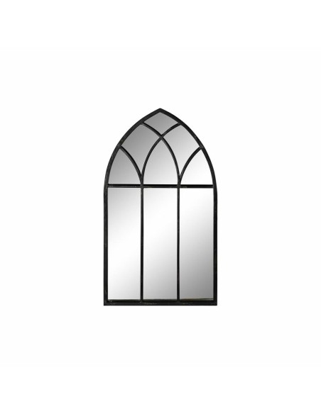 Miroir mural DKD Home Decor Noir Métal Fenêtre 36 x 2 x 65 cm (65 Pièces) | Tienda24 Tienda24.eu