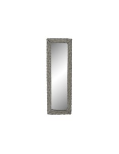 Miroir mural Home ESPRIT Blanc Naturel Bois de manguier Indien 94 x 3 x 140 cm | Tienda24 Tienda24.eu