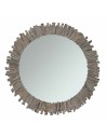 Miroir mural DKD Home Decor Sapin Verre 60 x 4 x 60 cm Blanc Alpino Troncs | Tienda24 Tienda24.eu