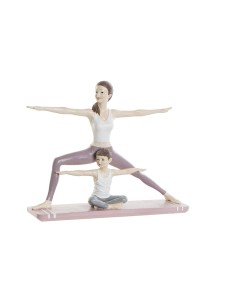 Statua Decorativa DKD Home Decor 24 x 6,5 x 19,5 cm Scandi Rosa Yoga da DKD Home Decor, Soprammobili - Ref: S3029834, Precio:...