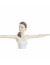 Figura Decorativa DKD Home Decor 24 x 6,5 x 19,5 cm Scandi Rosa Yoga | Tienda24 Tienda24.eu