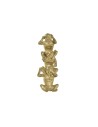 Decorative Figure DKD Home Decor Golden Monkeys 9 x 7 x 25 cm | Tienda24 Tienda24.eu