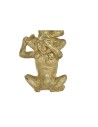 Decorative Figure DKD Home Decor Golden Monkeys 9 x 7 x 25 cm | Tienda24 Tienda24.eu