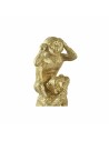 Figura Decorativa DKD Home Decor Dorado Monos 9 x 7 x 25 cm | Tienda24 Tienda24.eu