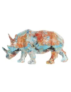 Figura Decorativa DKD Home Decor Blanco Cobre Familia 10 x 6 x 28 cm (2 Unidades) | Tienda24 Tienda24.eu