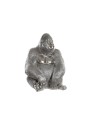 Statua Decorativa DKD Home Decor Argentato Resina Gorilla (46 x 40 x 61 cm) da DKD Home Decor, Soprammobili - Ref: S3029928, ...