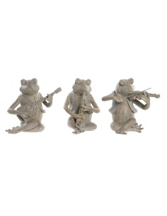 Decorative Figure DKD Home Decor Golden Monkeys 9 x 7 x 25 cm | Tienda24 Tienda24.eu