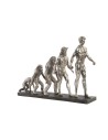 Figura Decorativa DKD Home Decor Origin of Species Plateado Cromado 55 x 18 x 42 cm | Tienda24 Tienda24.eu