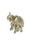 Statua Decorativa DKD Home Decor Dorato Elefante Coloniale 17 x 11 x 15 cm da DKD Home Decor, Soprammobili - Ref: S3030081, P...