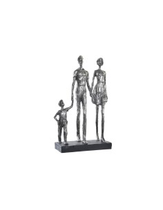 Statua Decorativa DKD Home Decor Argentato Nero Resina Moderno Famiglia (26 x 11,5 x 41,5 cm) da DKD Home Decor, Soprammobili...