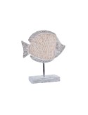 Figura Decorativa DKD Home Decor 27,4 x 9 x 32 cm Natural Cinzento Peixe Mediterrâneo | Tienda24 Tienda24.eu