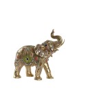 Statua Decorativa DKD Home Decor 33 x 15,5 x 31 cm Elefante Dorato Coloniale da DKD Home Decor, Soprammobili - Ref: S3030200,...