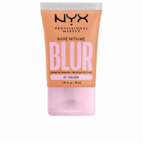 Base de Maquillaje Fluida NYX Bare With Me Blur Nº 07- golden (30 ml) de NYX, Bases - Ref: S05109967, Precio: 11,02 €, Descue...