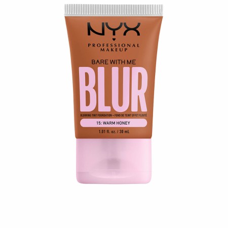 Base de Maquillage Crémeuse NYX Bare With Me Blur Nº 15 Warm honey 30 ml | Tienda24 - Global Online Shop Tienda24.eu