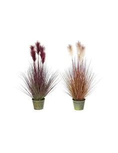 Planta Decorativa Poliéster Polietileno Ferro Melamina 9,5 x 9,5 x 29 cm | Tienda24 Tienda24.eu