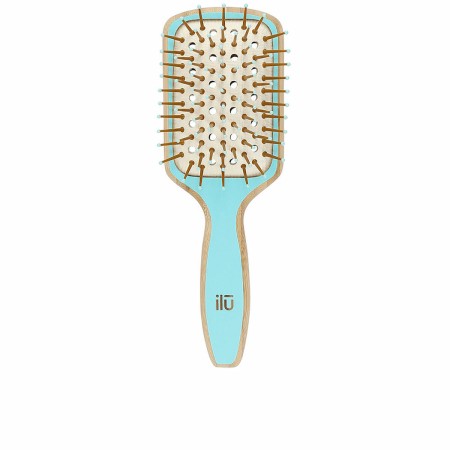 Detangling Hairbrush Ilū Bamboom Squared Blue by Ilū, Hairbrushes - Ref: S05110218, Price: 13,19 €, Discount: %