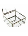 Caja-Joyero DKD Home Decor Cristal Metal 16 x 16 x 10 cm Plateado Transparente | Tienda24 Tienda24.eu