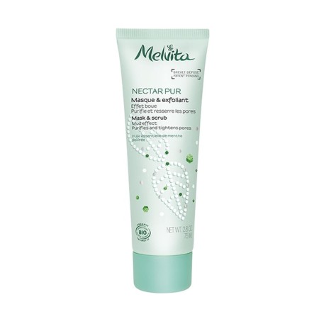 Máscara Exfoliante 2 em 1 Melvita Nectar Puro 75 ml de Melvita, Exfoliantes - Ref: S05110438, Preço: 18,14 €, Desconto: %