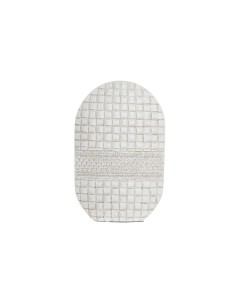 Jarrón Alexandra House Living Blanco Plateado Cerámica 14 x 7 x 25 cm | Tienda24 Tienda24.eu