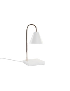 Lampe de bureau Versa Niu Cruzado Blanc Céramique 20 x 38 cm | Tienda24 Tienda24.eu