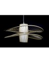 Deckenlampe DKD Home Decor Weiß Braun Bambus 50 W 70 x 70 x 32 cm | Tienda24 Tienda24.eu